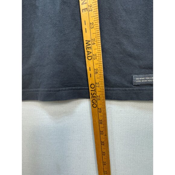 Life Is Good Mens Sawdust Is Man Glitter Crusher Tee Size M Gray Casual Graphic - Picture 4 of 10